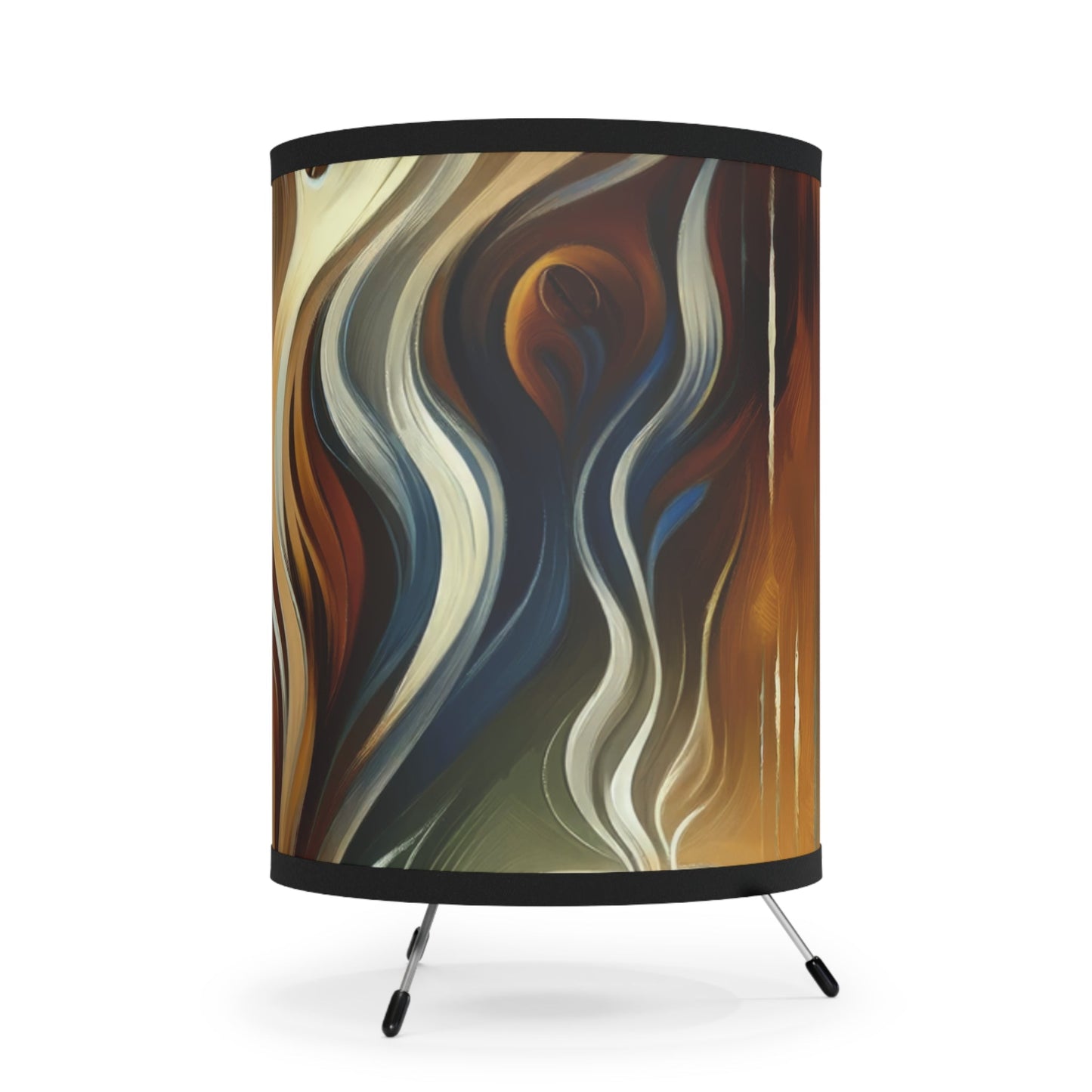 Aromatic Earth Encounter Tripod Lamp with High-Res Printed Shade, US\CA plug - ATUH.ART