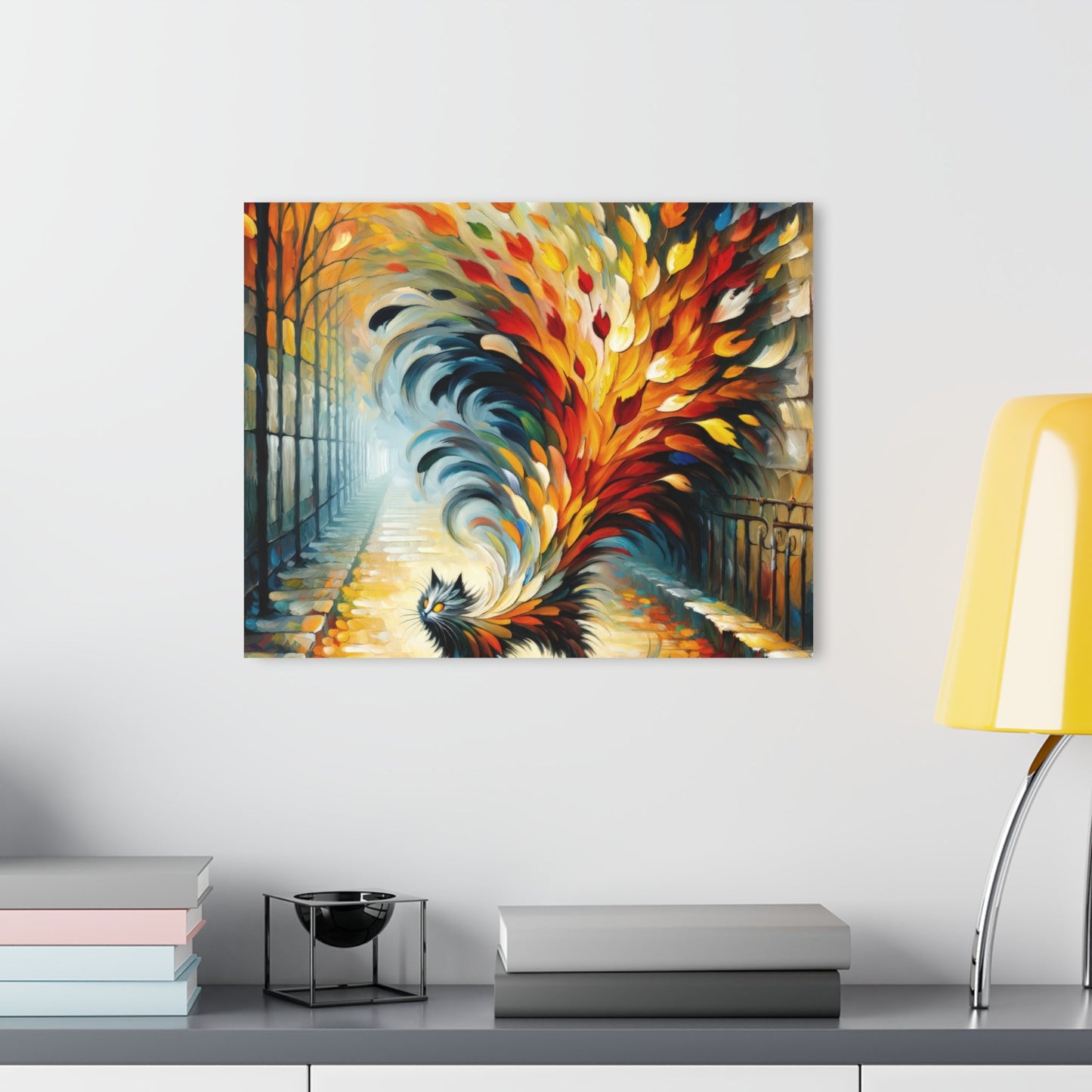 Autumn Whirlwind Escape Acrylic Prints (French Cleat Hanging) - ATUH.ART