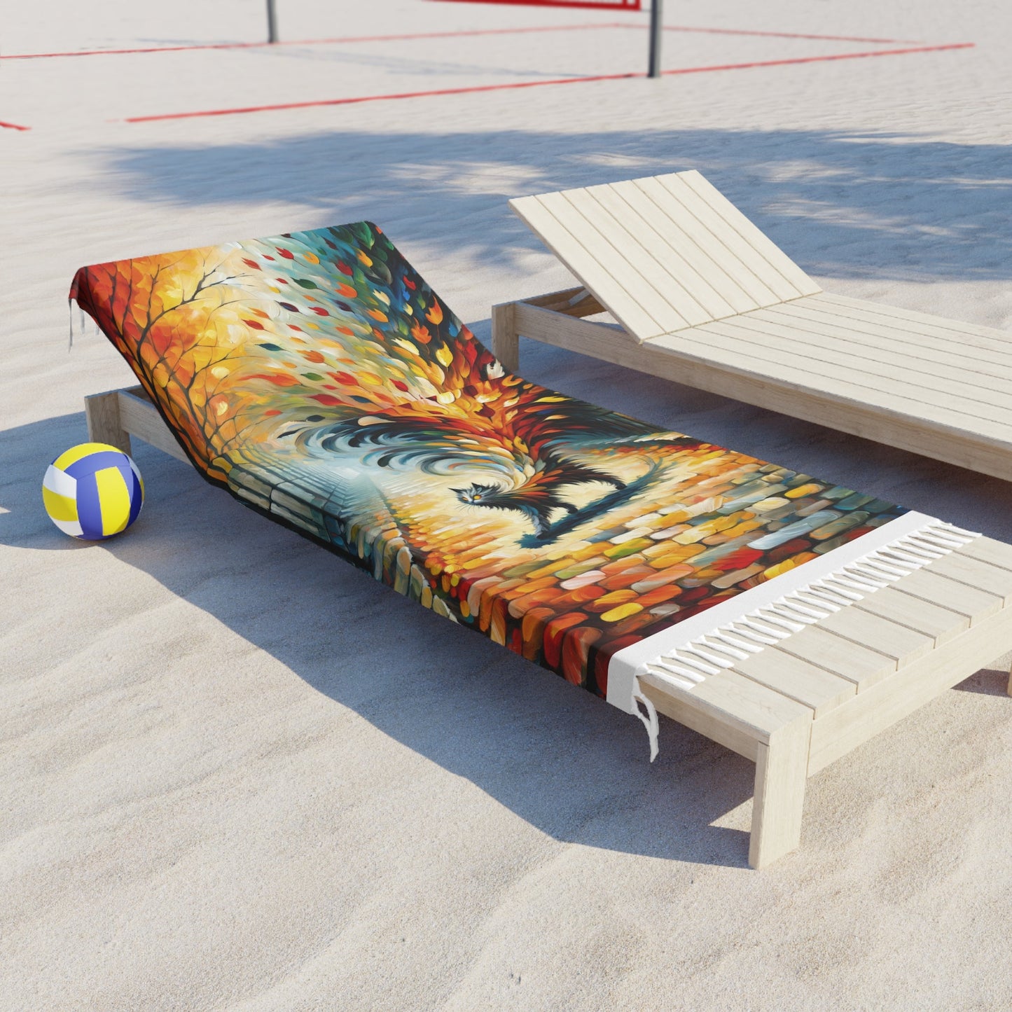 Autumn Whirlwind Escape Boho Beach Cloth - ATUH.ART