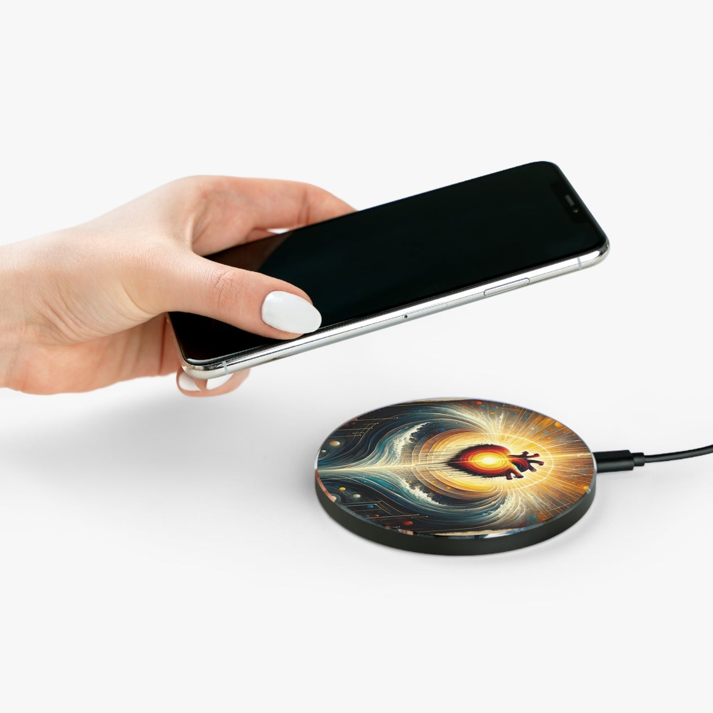 Awakened Heart Waves Wireless Charger - ATUH.ART
