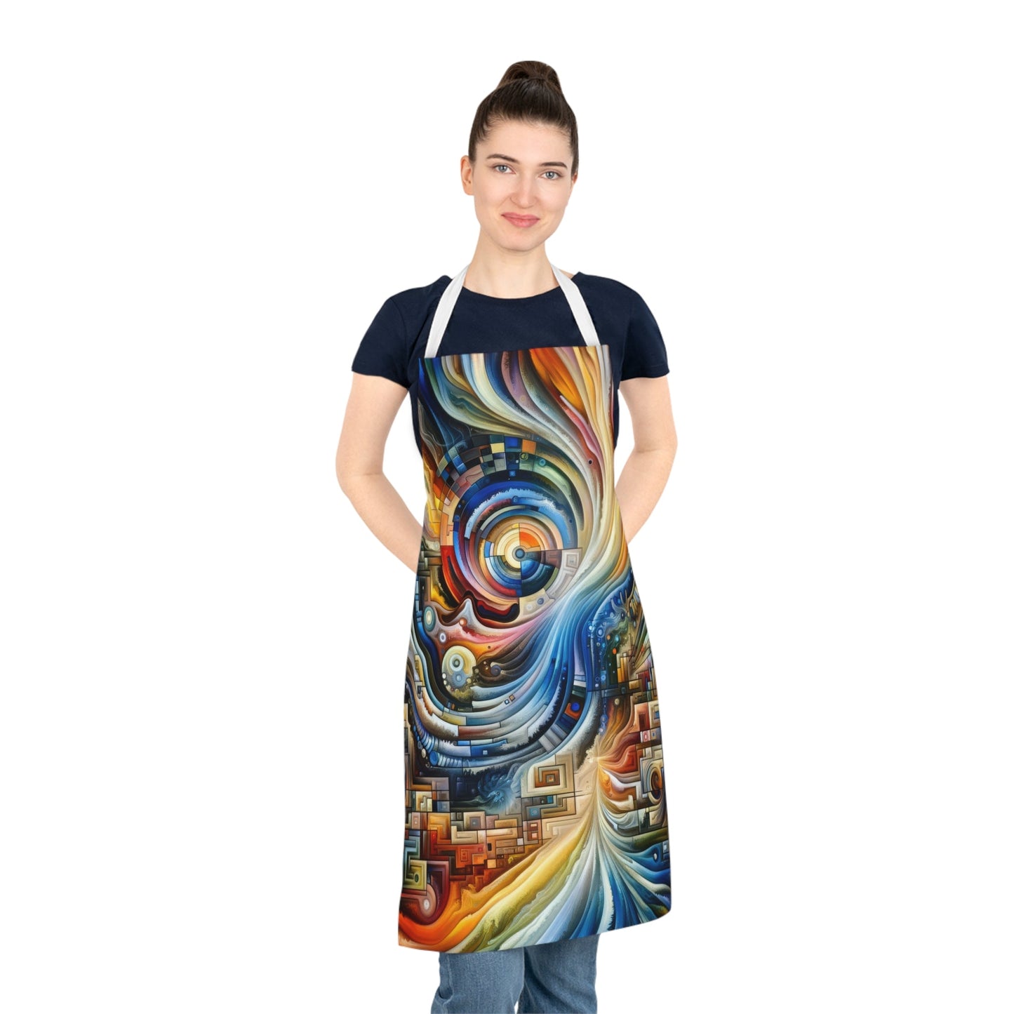 Awakening Spiral Empowerment Adult Apron (AOP) - ATUH.ART