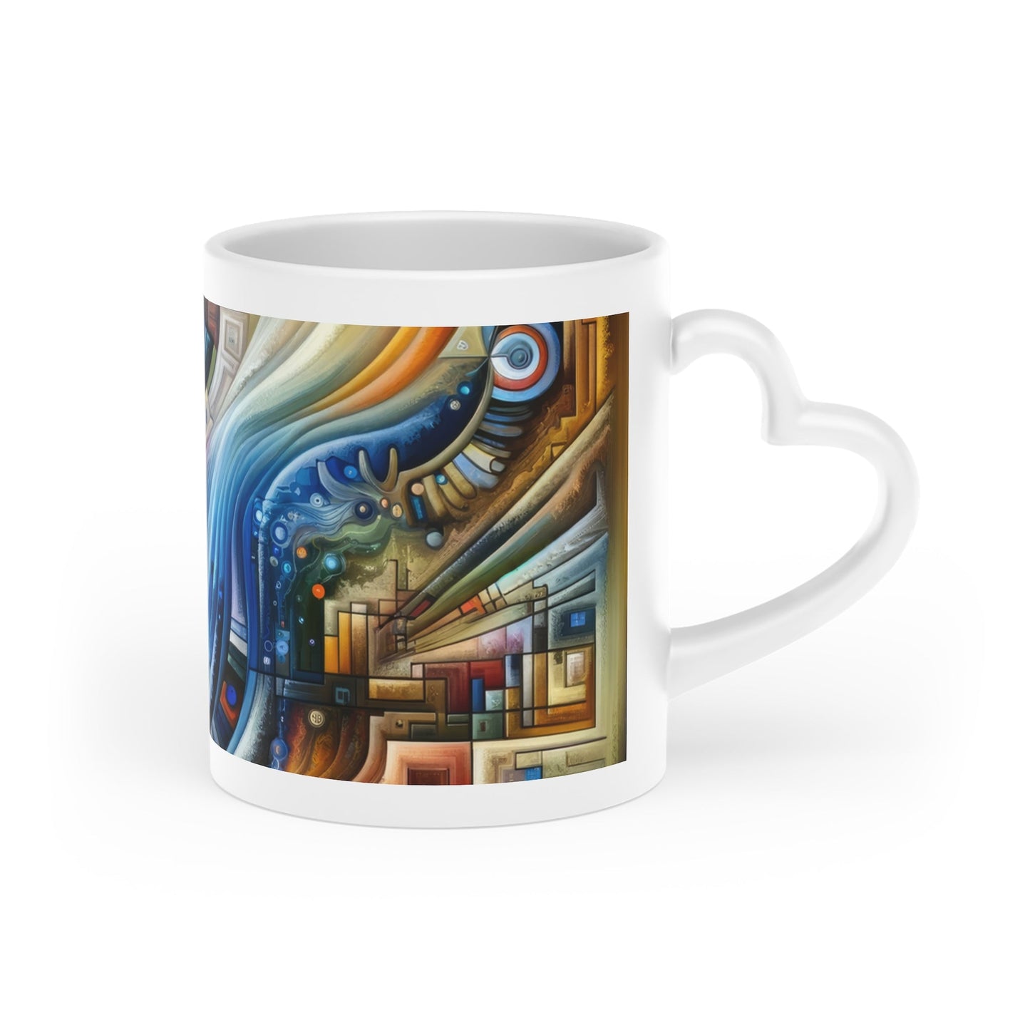 Awakening Spiral Empowerment Heart-Shaped Mug - ATUH.ART
