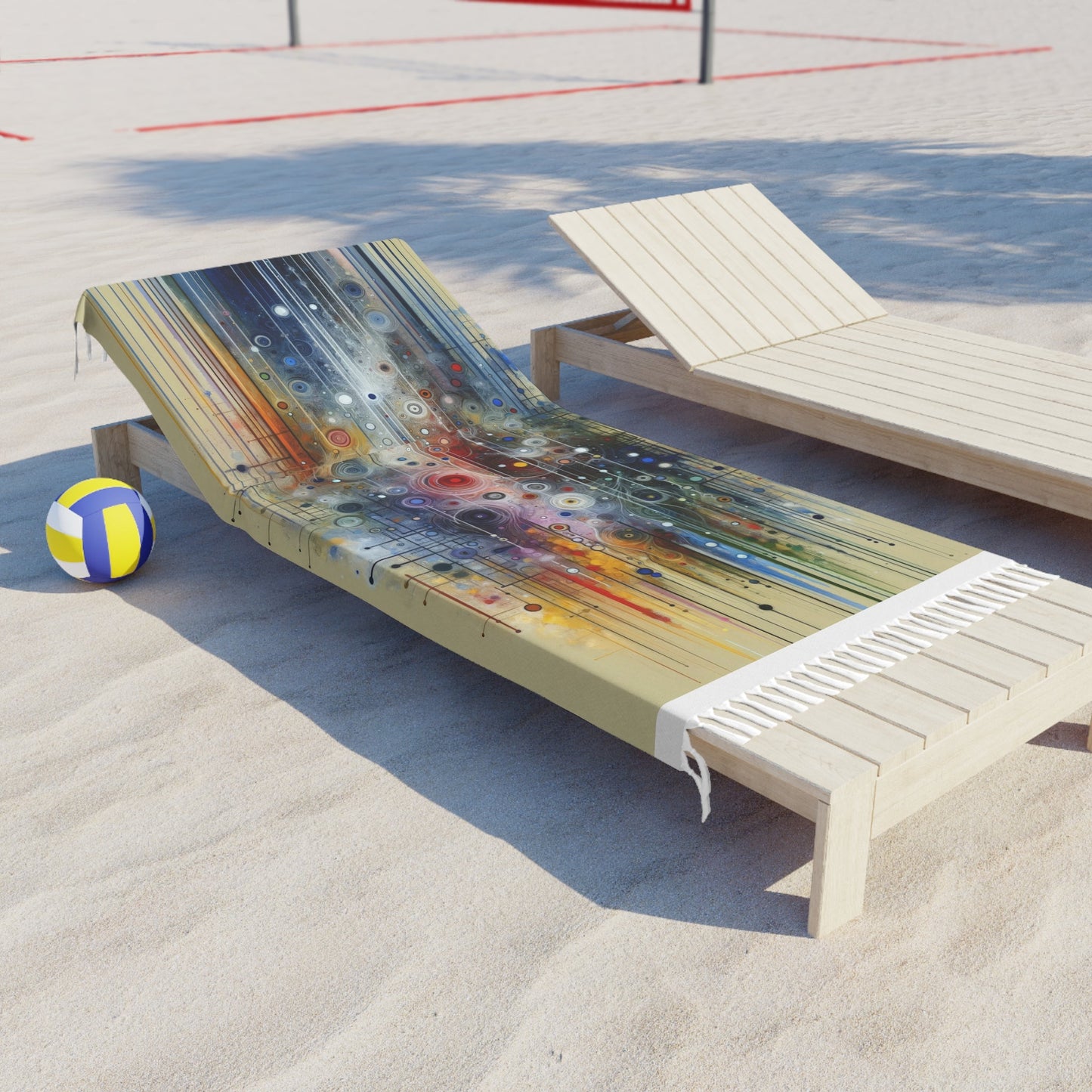 Awakenings Interconnectedness Tachism Boho Beach Cloth - ATUH.ART