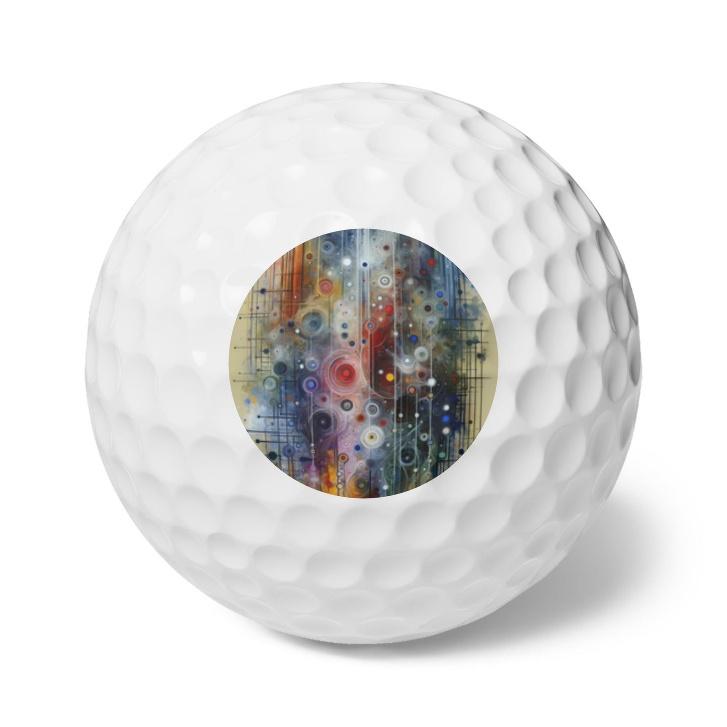 Awakenings Interconnectedness Tachism Golf Balls, 6pcs - ATUH.ART