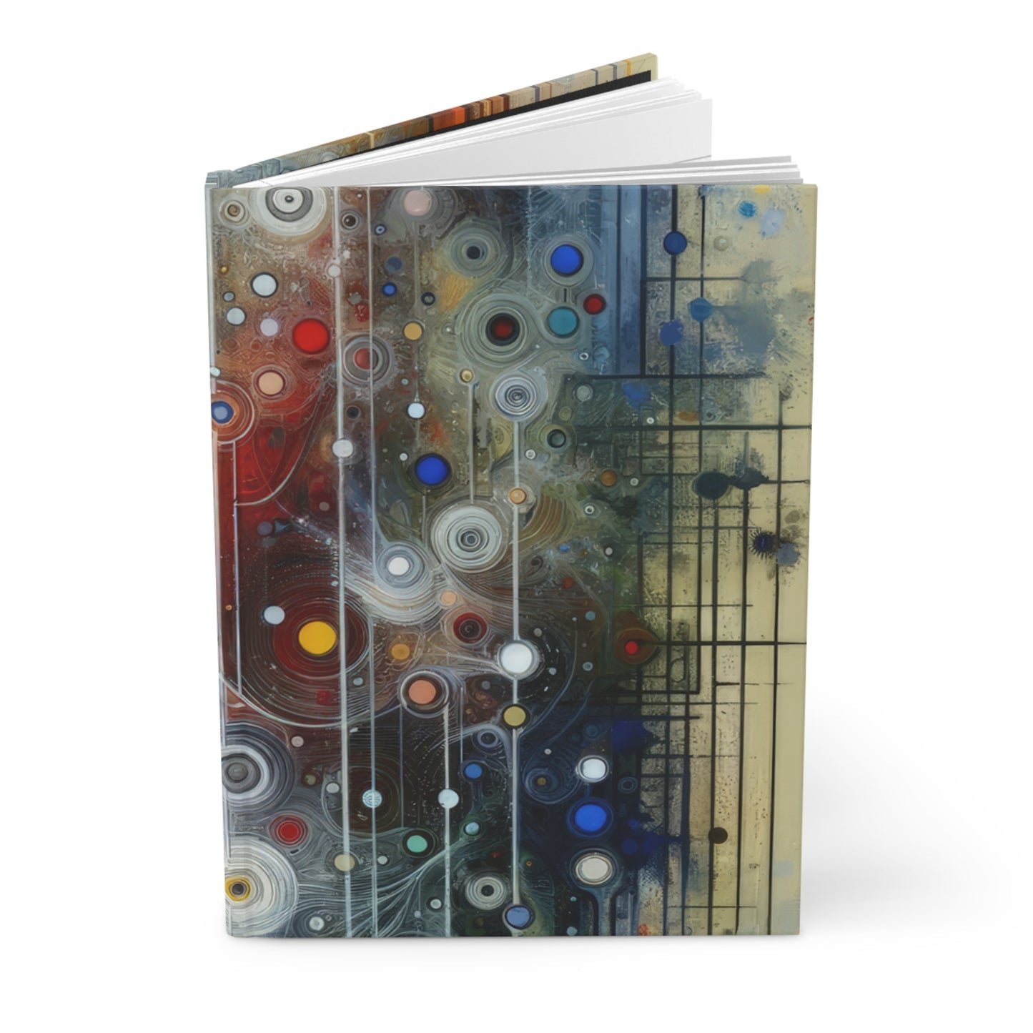 Awakenings Interconnectedness Tachism Hardcover Journal Matte - ATUH.ART