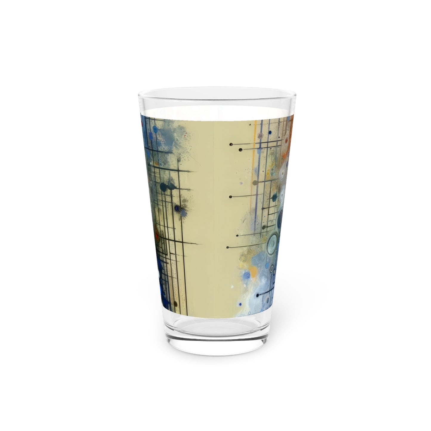 Awakenings Interconnectedness Tachism Pint Glass, 16oz - ATUH.ART