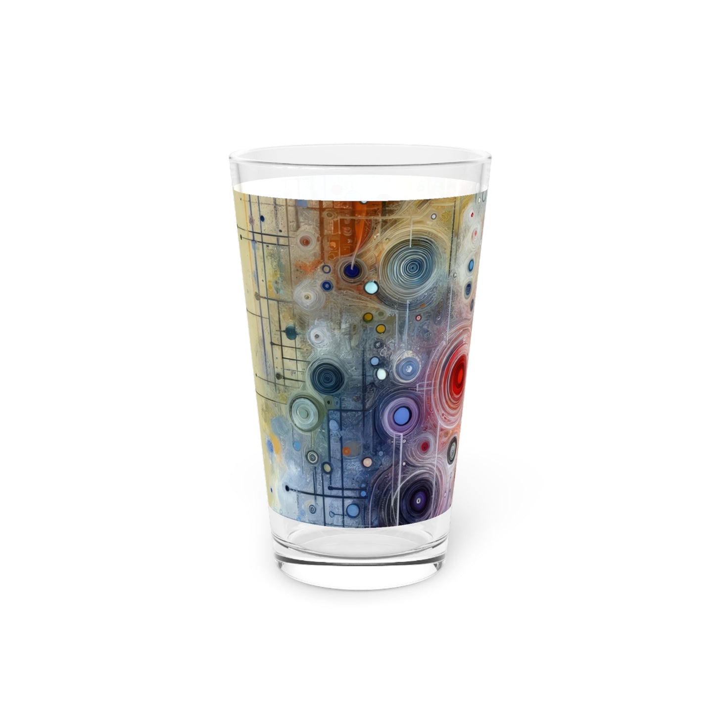 Awakenings Interconnectedness Tachism Pint Glass, 16oz - ATUH.ART