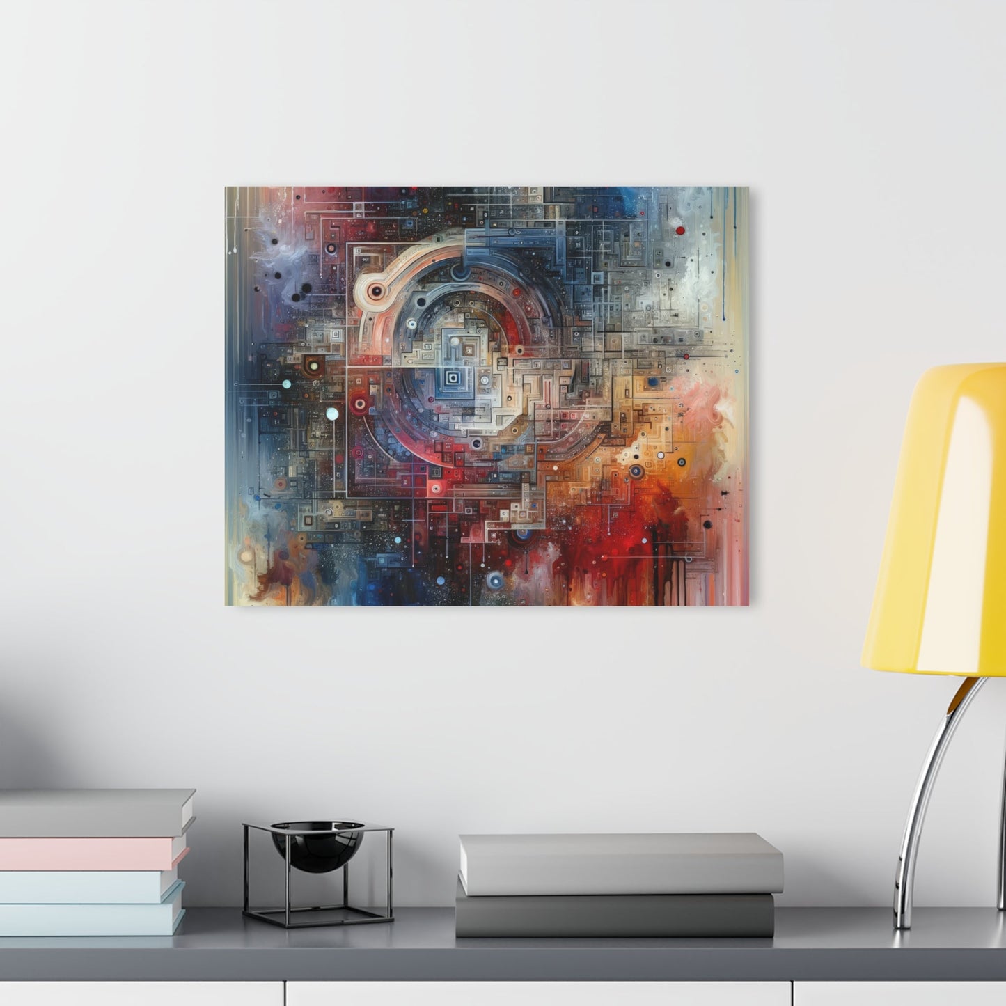 Awareness Algorithm Tachism Acrylic Prints (French Cleat Hanging) - ATUH.ART