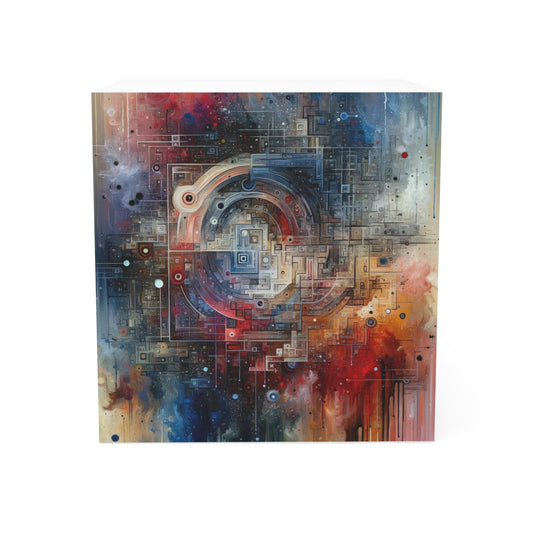 Awareness Algorithm Tachism Note Cube - ATUH.ART