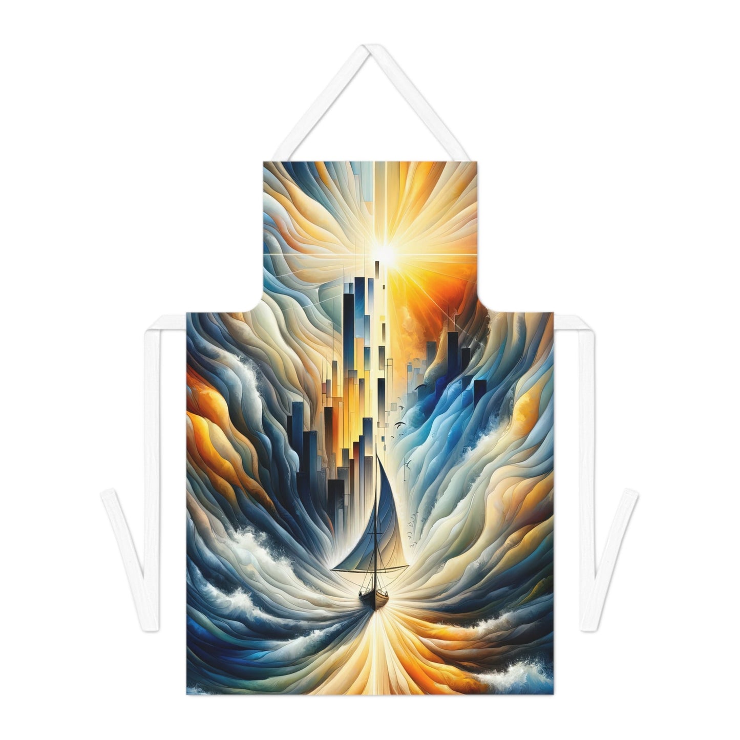 Beacon Sail Change Adult Apron (AOP) - ATUH.ART