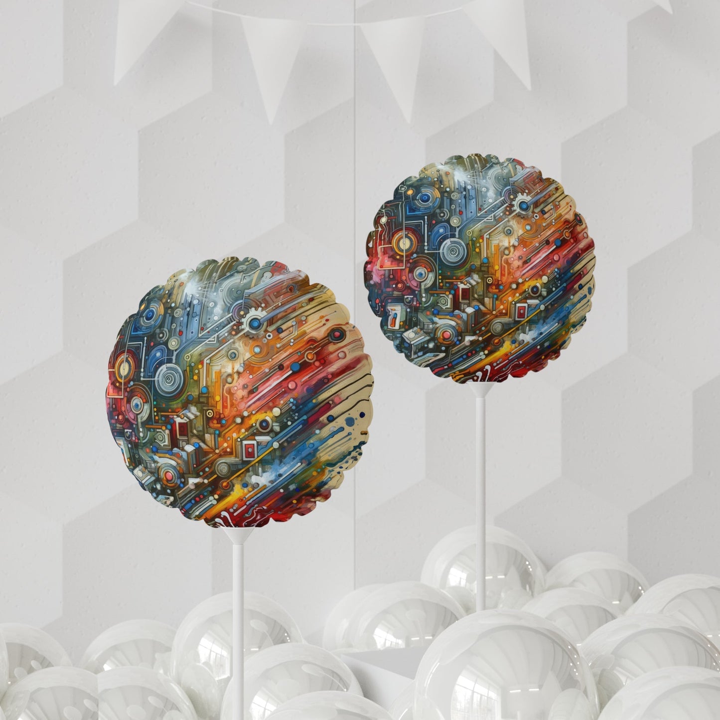 Beliefs Systems Intersection Balloon (Round and Heart-shaped), 11" - ATUH.ART