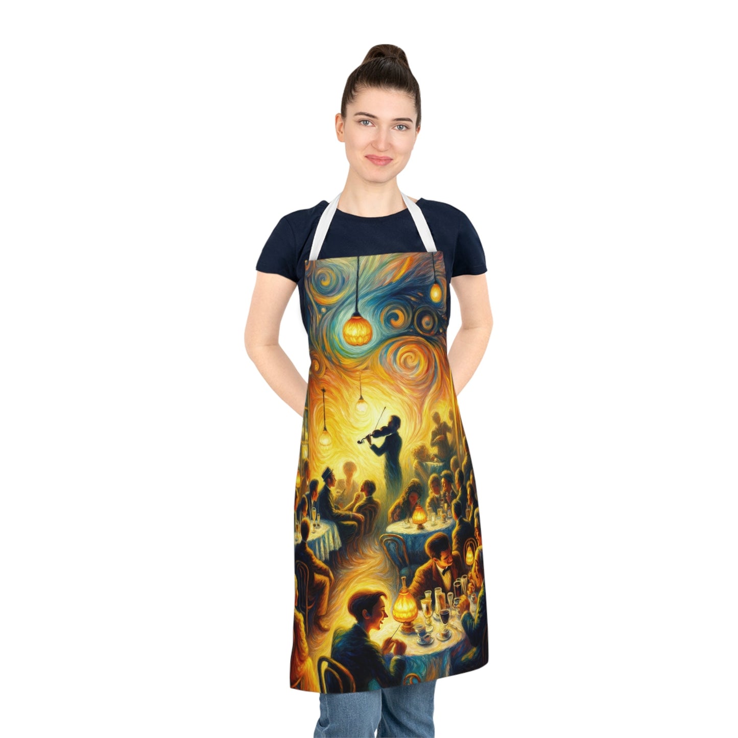 Bistro Emotive Entry Adult Apron (AOP) - ATUH.ART