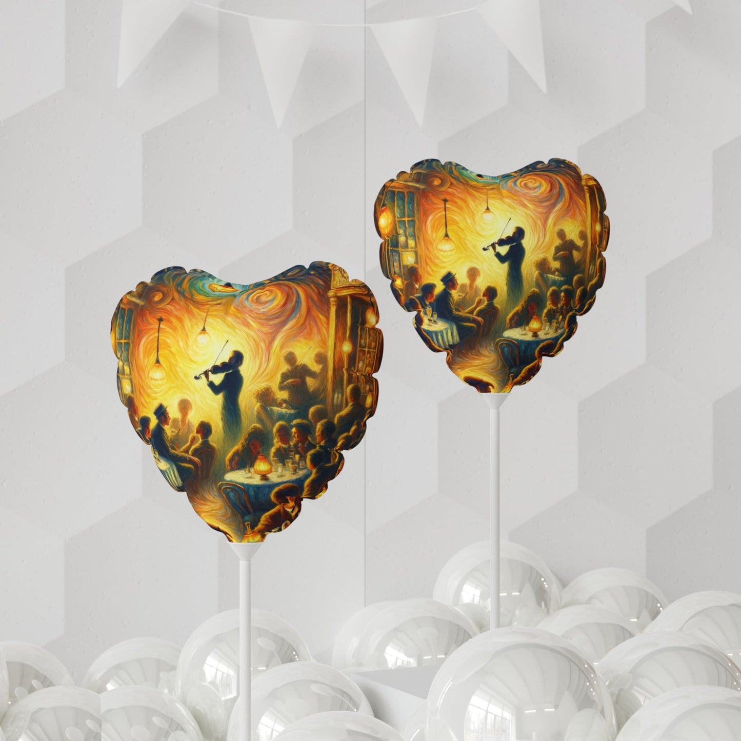 Bistro Emotive Entry Balloon (Round and Heart-shaped), 11" - ATUH.ART