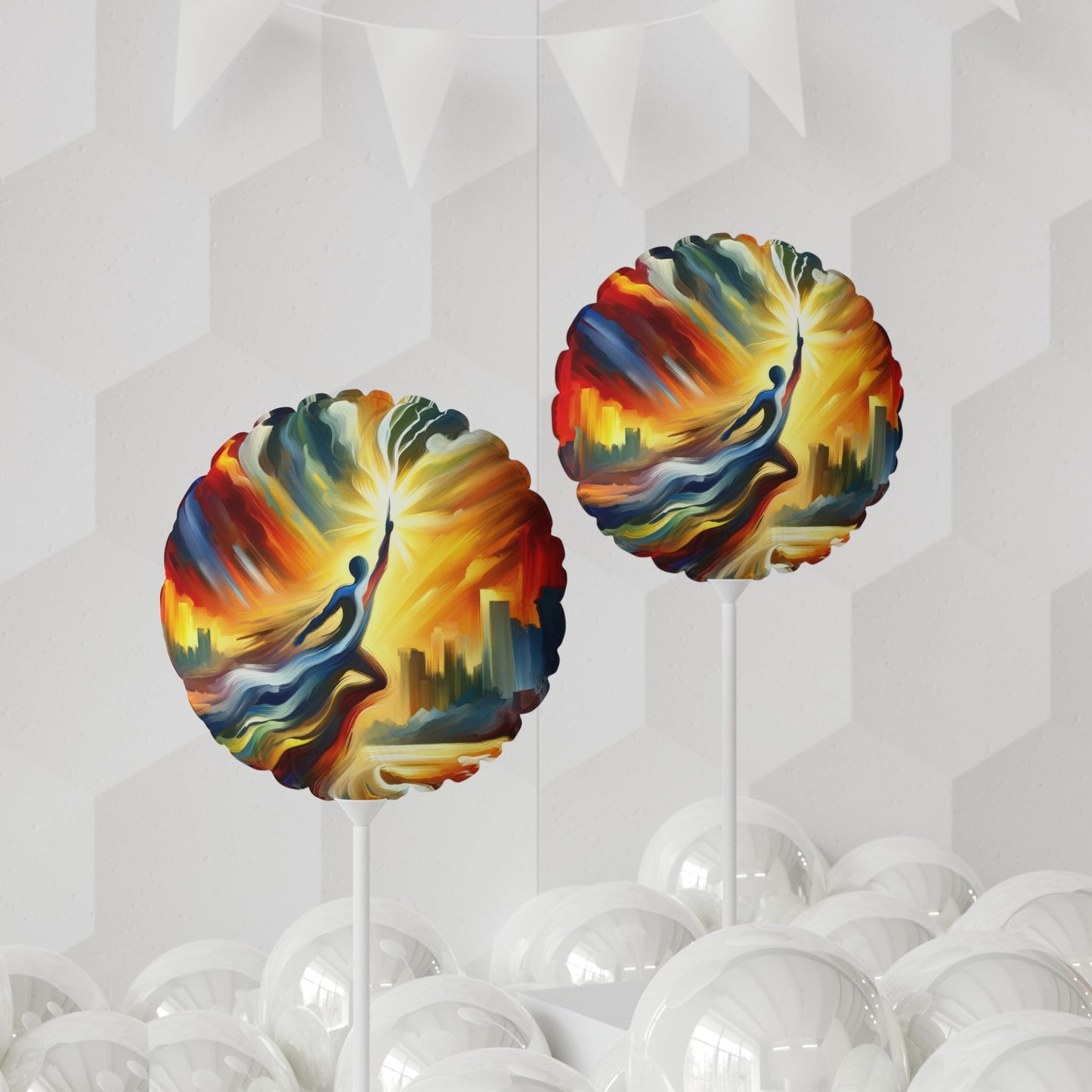 Boundless Dynamic Allegiance Balloon (Round and Heart-shaped), 11" - ATUH.ART