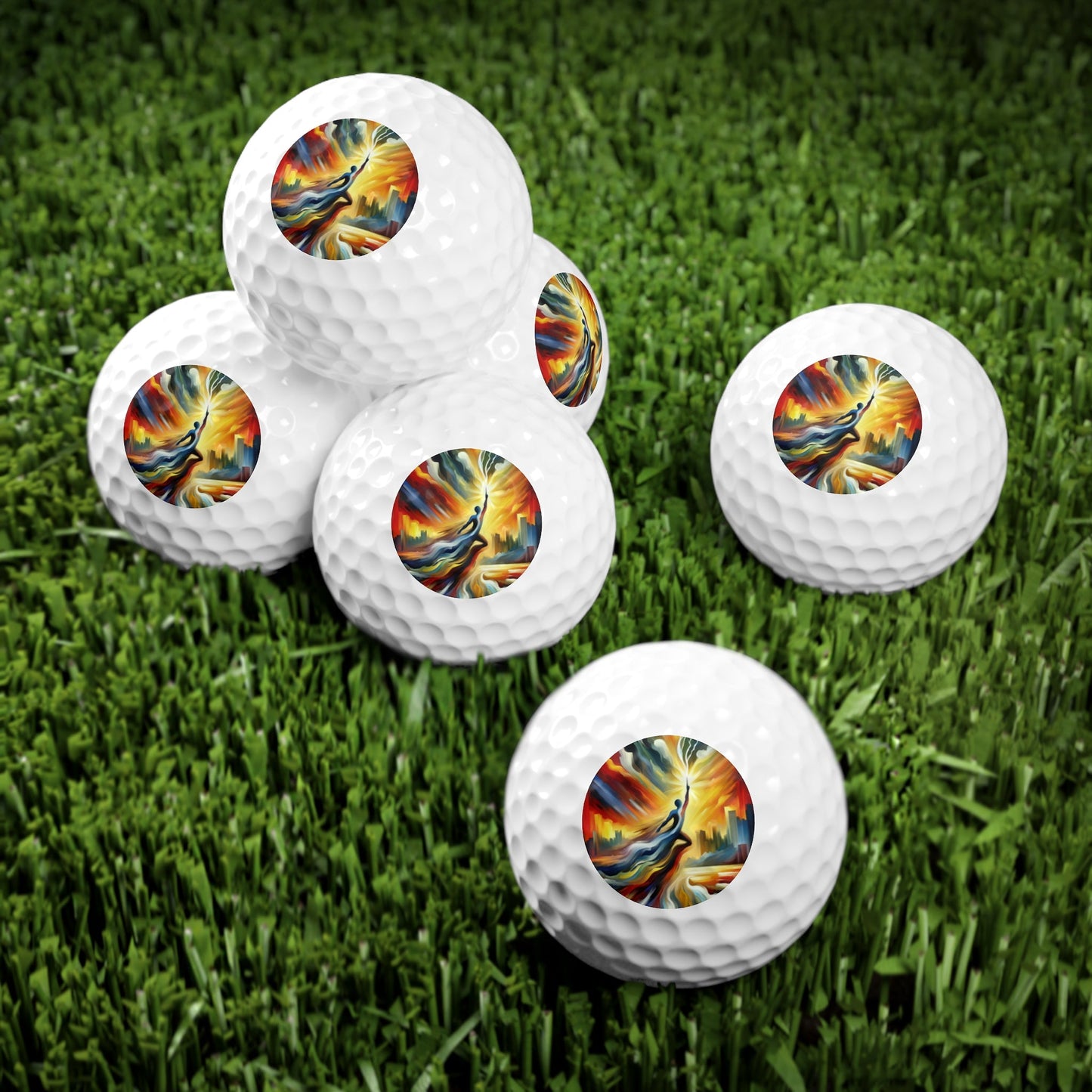 Boundless Dynamic Allegiance Golf Balls, 6pcs - ATUH.ART