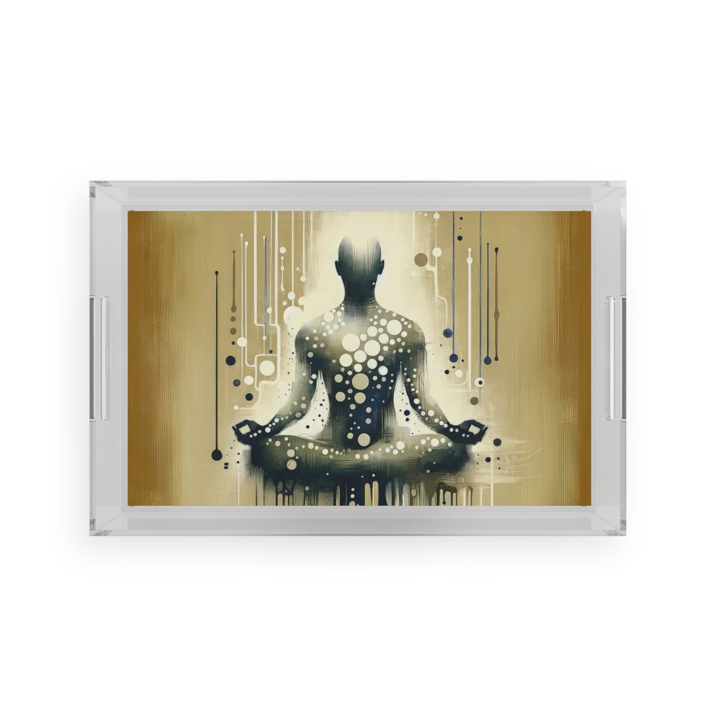 Breath Essence Beginning Acrylic Serving Tray - ATUH.ART