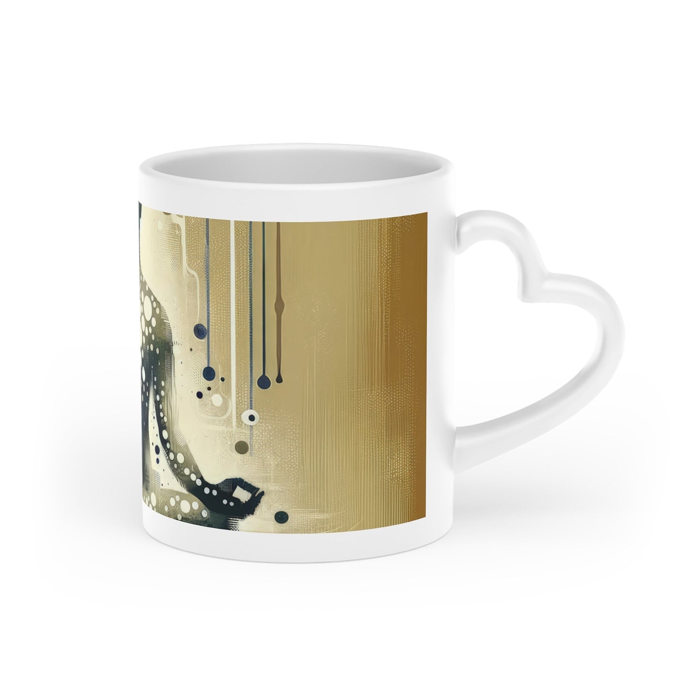 Breath Essence Beginning Heart-Shaped Mug - ATUH.ART