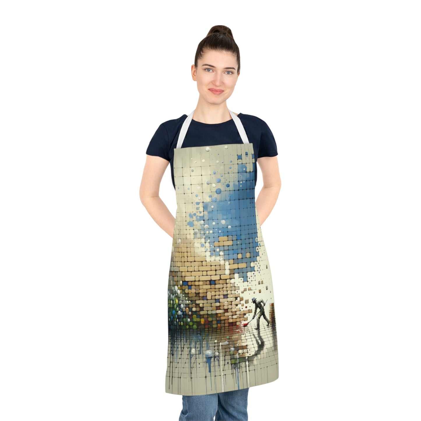 Change Tachism Everyday Adult Apron (AOP) - ATUH.ART