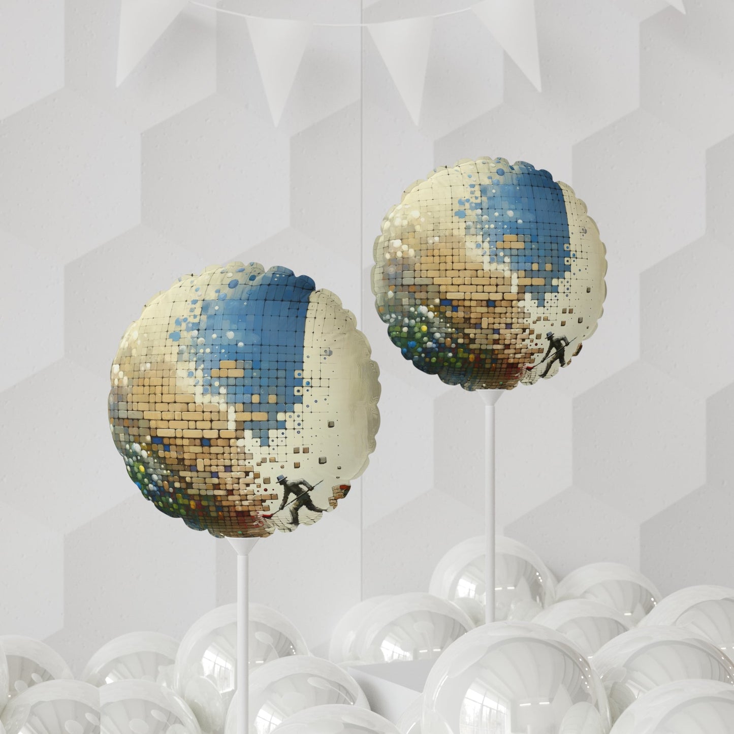 Change Tachism Everyday Balloon (Round and Heart-shaped), 11" - ATUH.ART