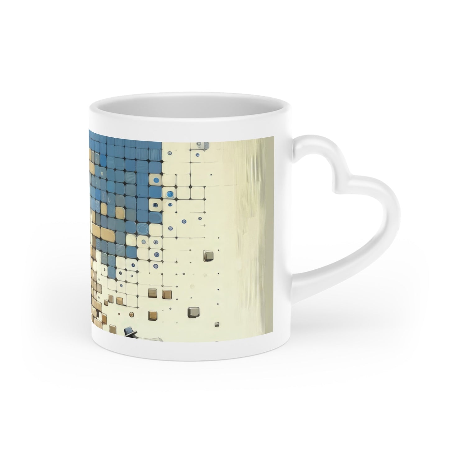 Change Tachism Everyday Heart-Shaped Mug - ATUH.ART