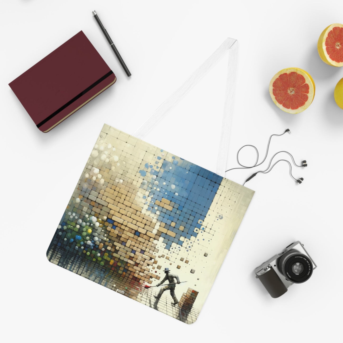 Change Tachism Everyday Shoulder Tote Bag (AOP) - ATUH.ART