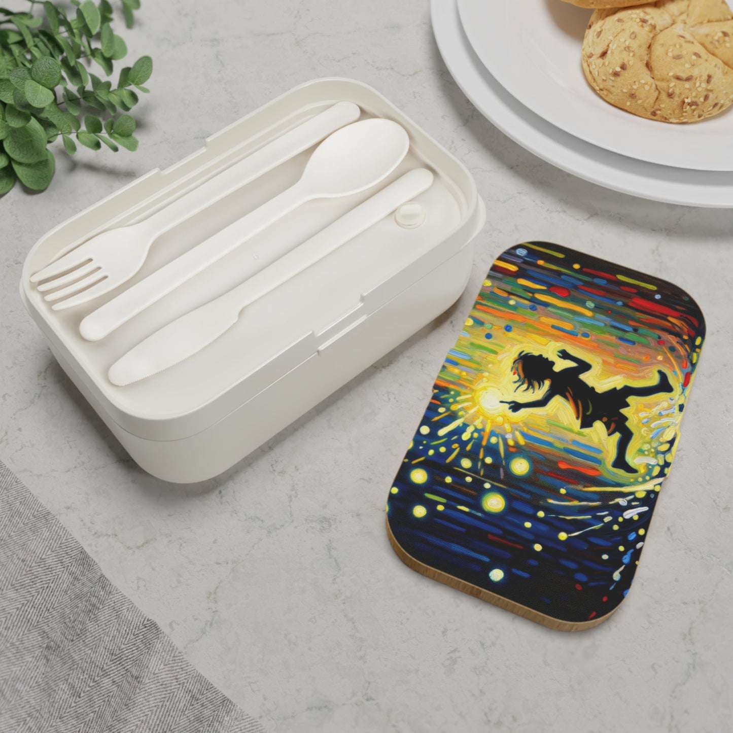 Child Firefly Chase Bento Lunch Box - ATUH.ART