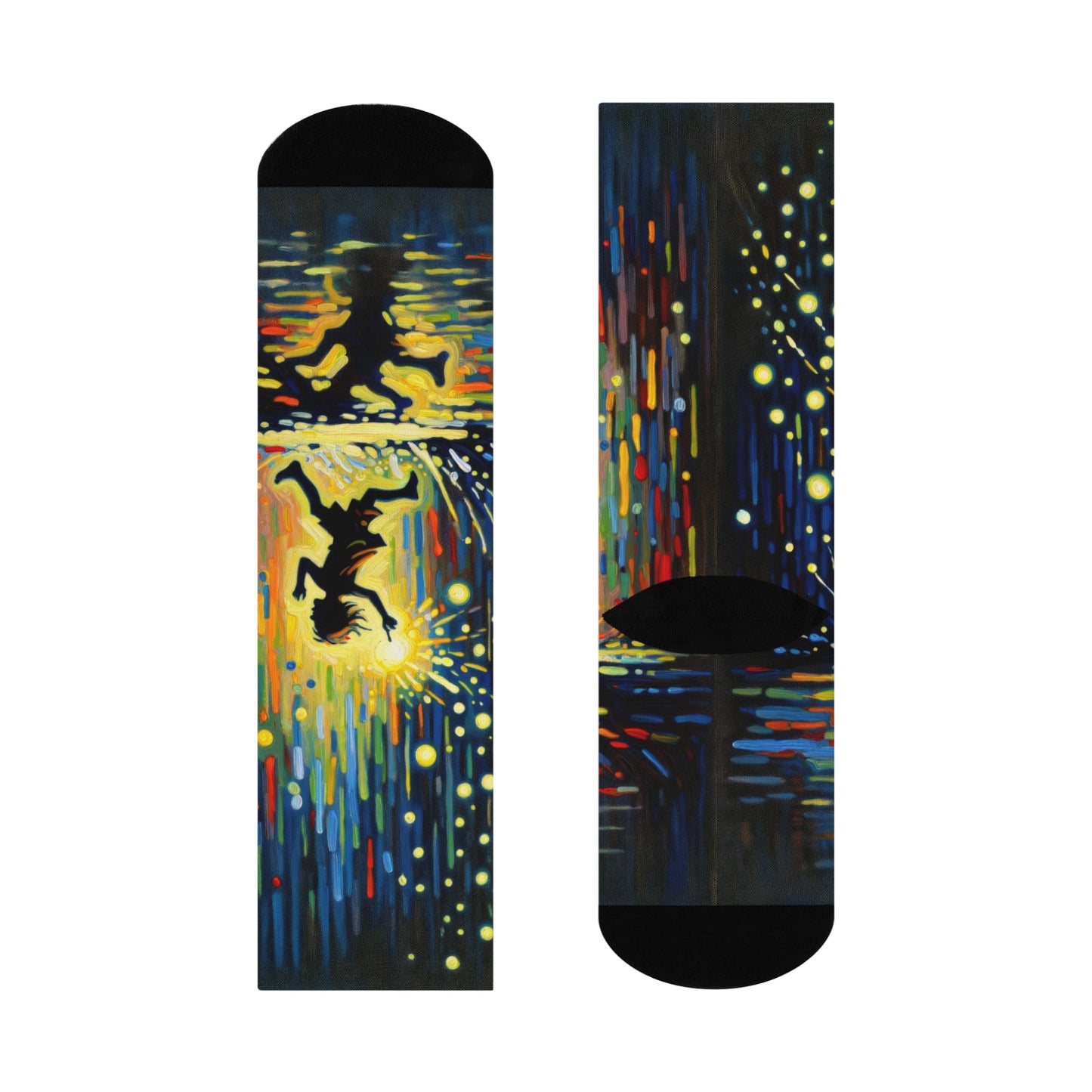 Child Firefly Chase Cushioned Crew Socks - ATUH.ART