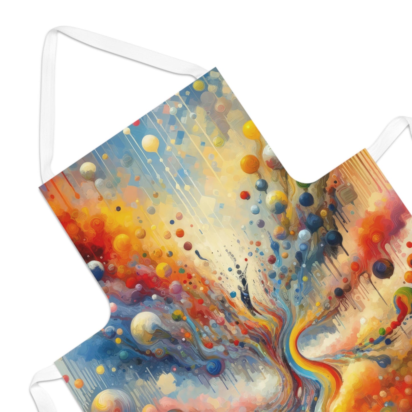 Choices Tachism Canvas Adult Apron (AOP) - ATUH.ART