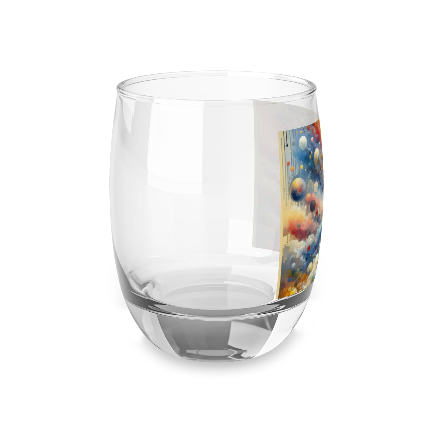 Choices Tachism Canvas Whiskey Glass - ATUH.ART