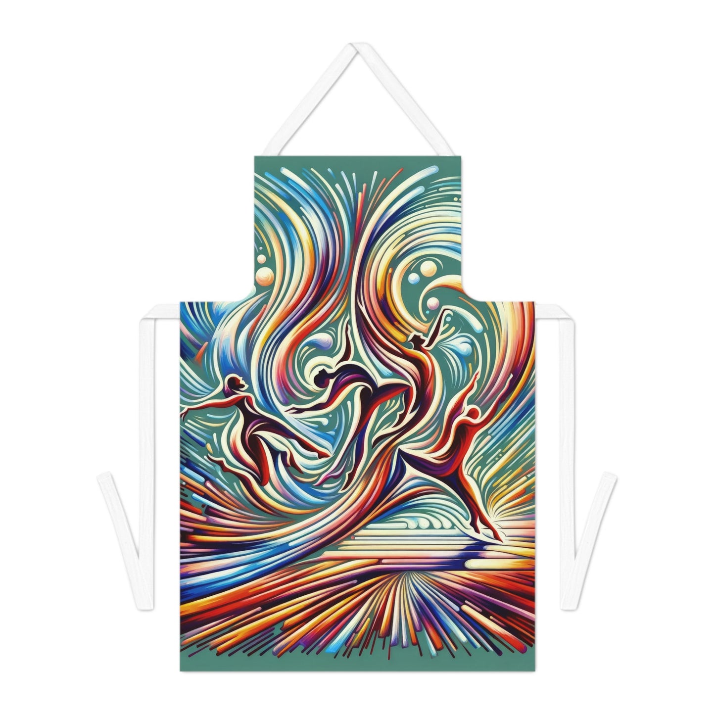 Choreographic Mindful Tachism Adult Apron (AOP) - ATUH.ART