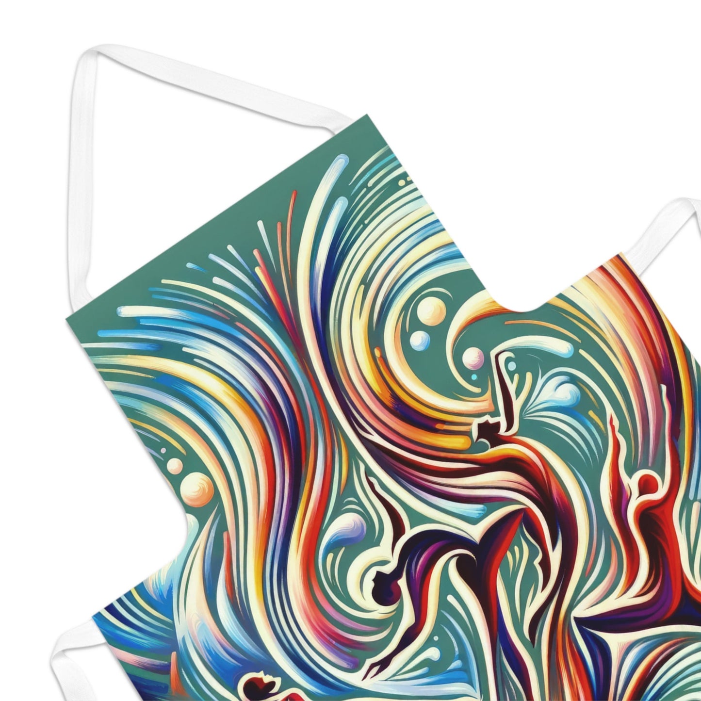 Choreographic Mindful Tachism Adult Apron (AOP) - ATUH.ART