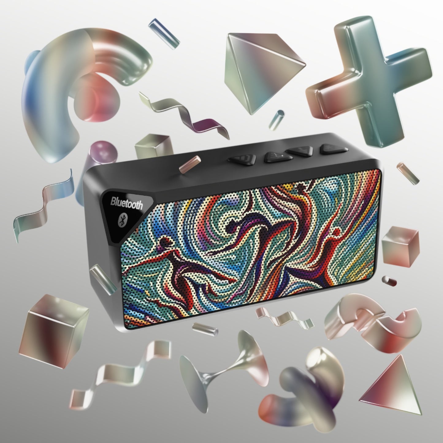 Choreographic Mindful Tachism Jabba Bluetooth Speaker - ATUH.ART