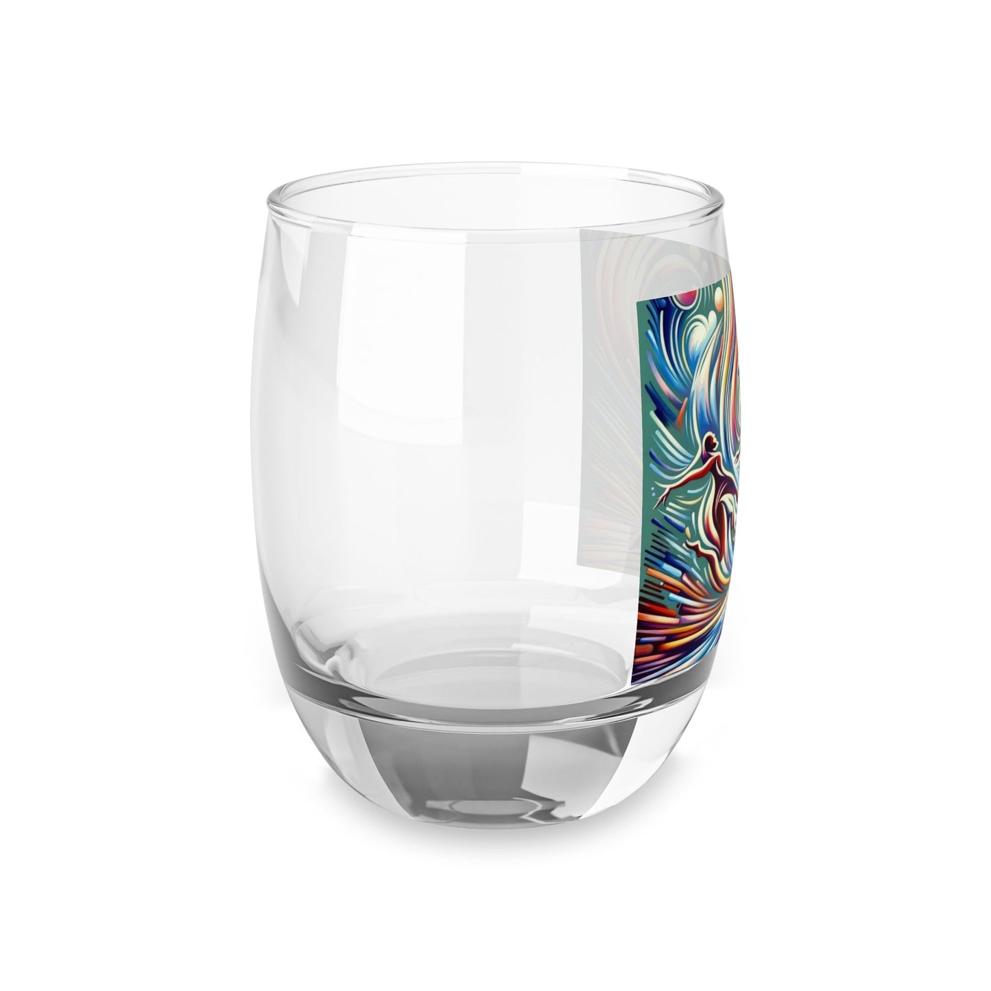 Choreographic Mindful Tachism Whiskey Glass - ATUH.ART