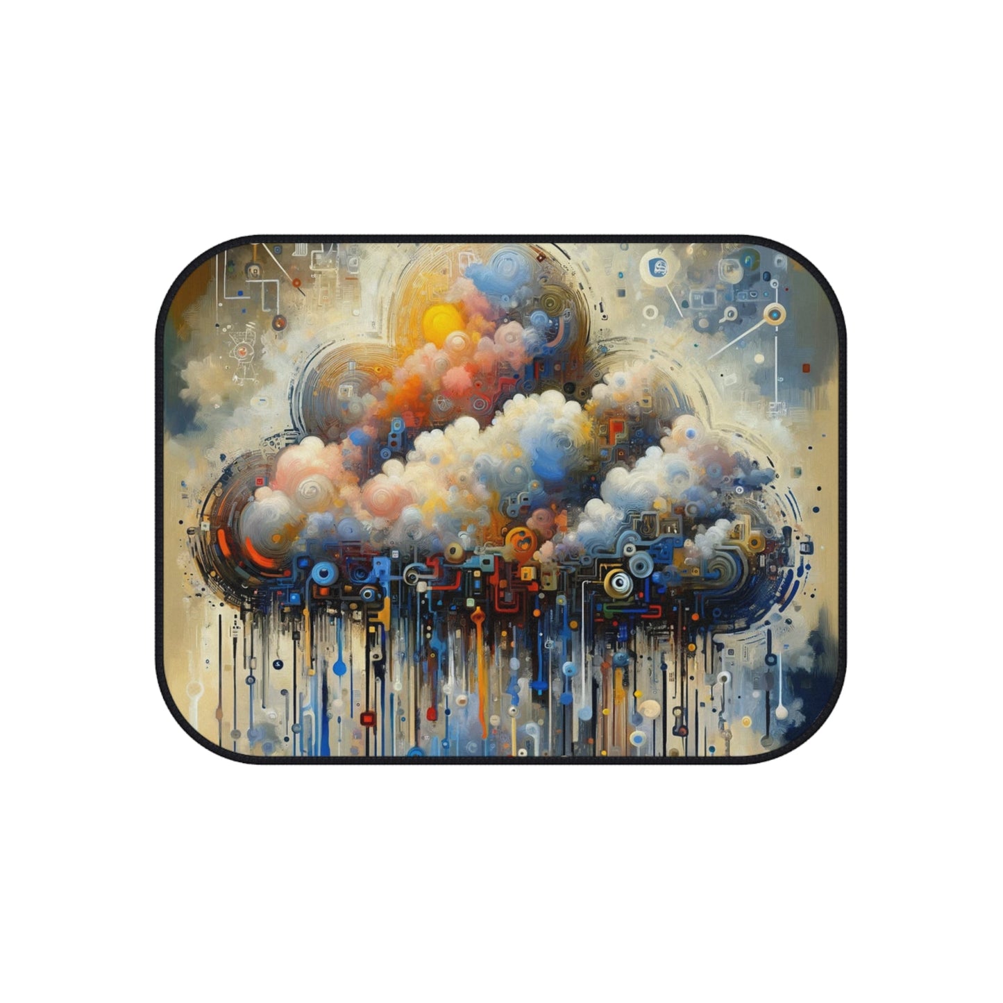 Cloud Community Crafting Car Mats (Set of 4) - ATUH.ART
