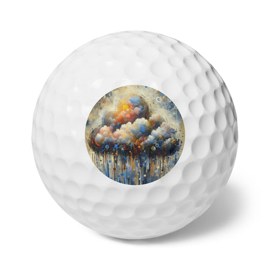 Cloud Community Crafting Golf Balls, 6pcs - ATUH.ART