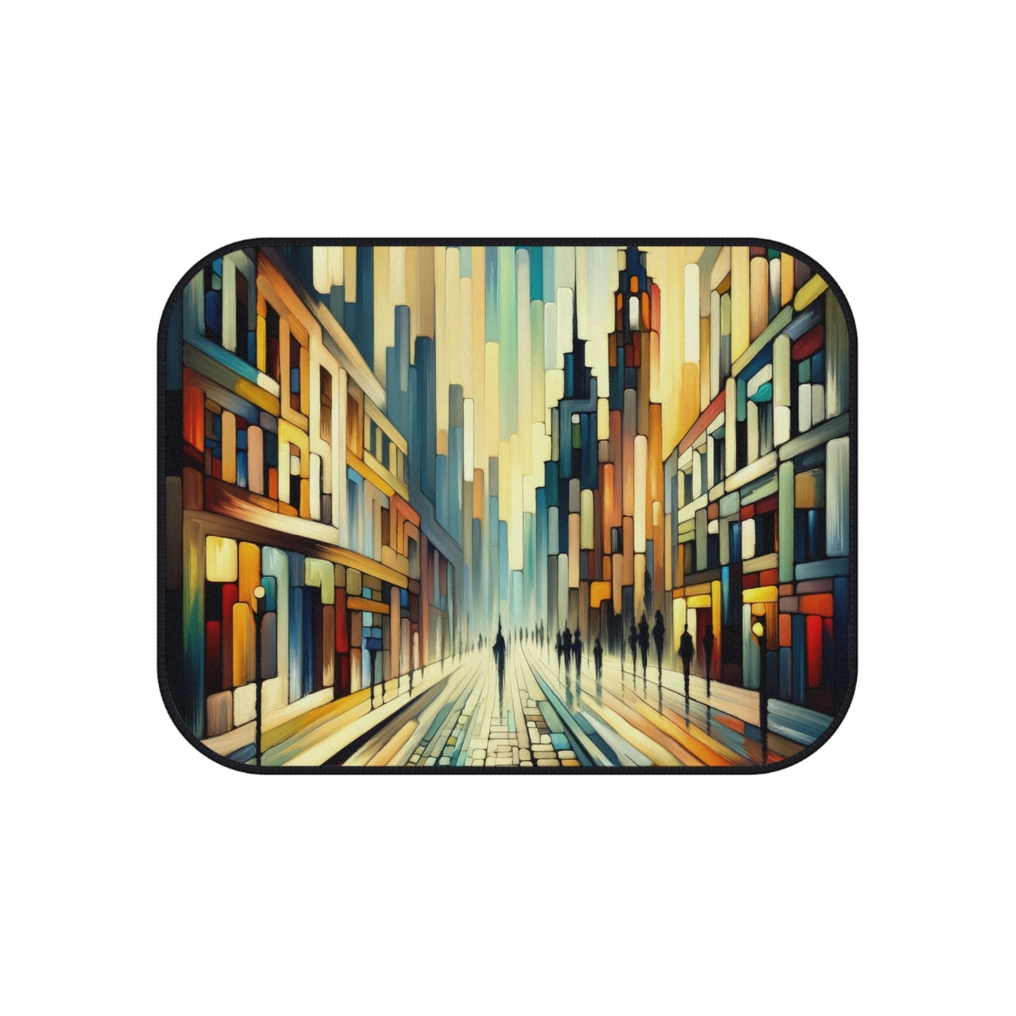 Cobbled Rhythm Heartbeat Car Mats (Set of 4) - ATUH.ART