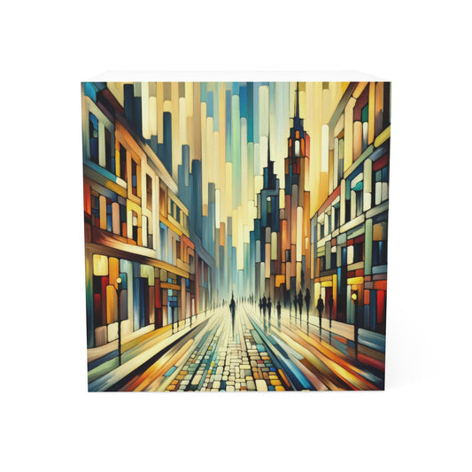 Cobbled Rhythm Heartbeat Note Cube - ATUH.ART