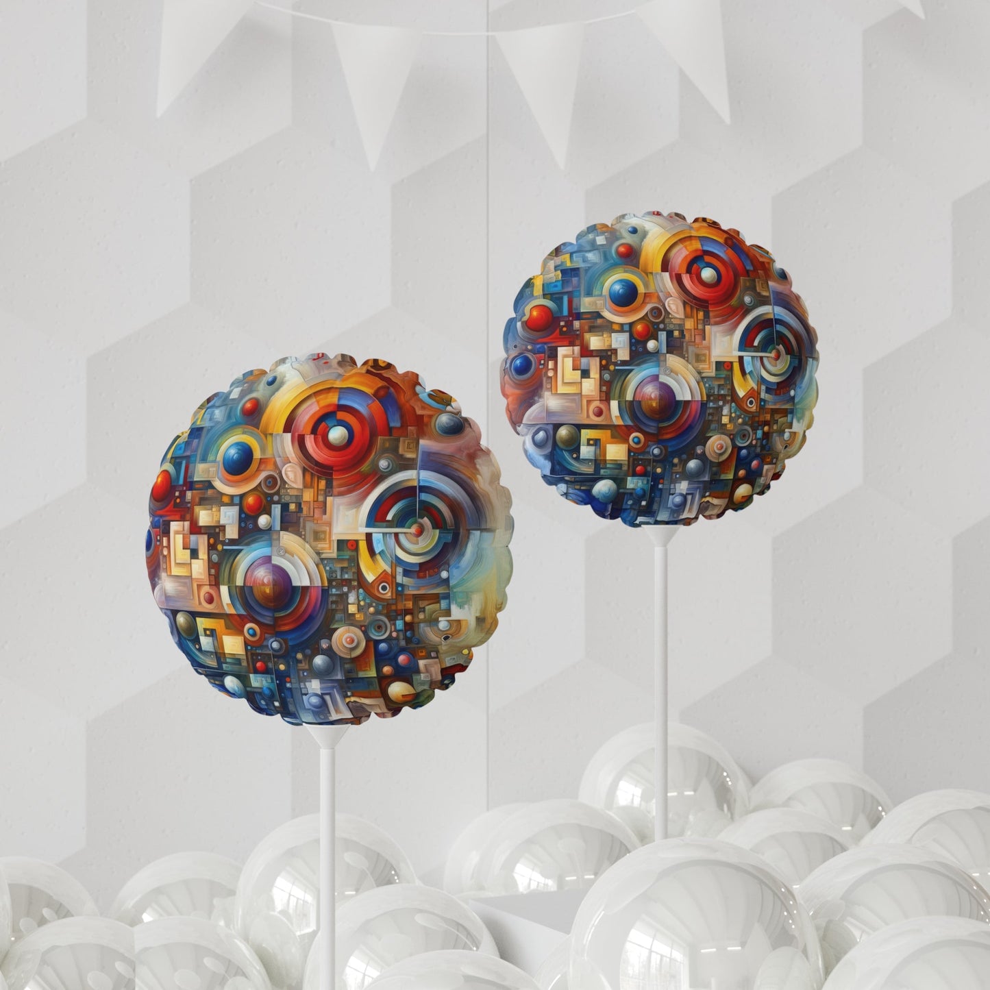 Coexistence Harmony Code Balloon (Round and Heart-shaped), 11" - ATUH.ART