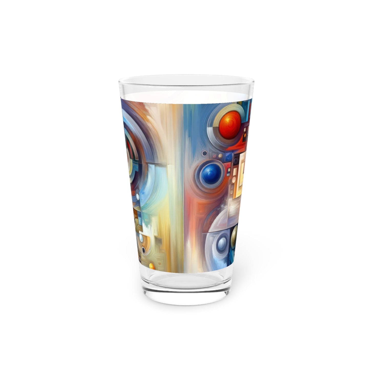 Coexistence Harmony Code Pint Glass, 16oz - ATUH.ART