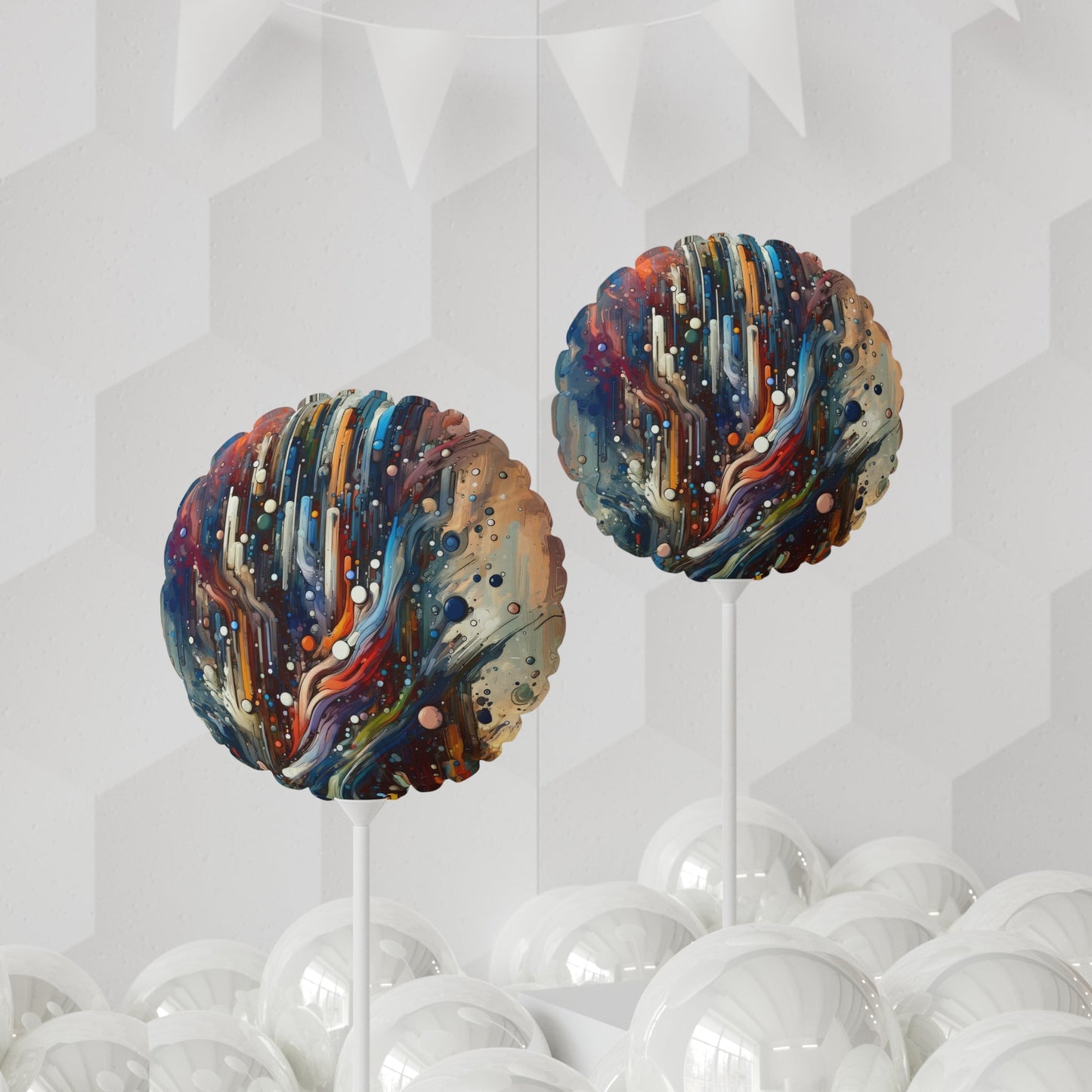 Coherent Change Visualization Balloon (Round and Heart-shaped), 11" - ATUH.ART