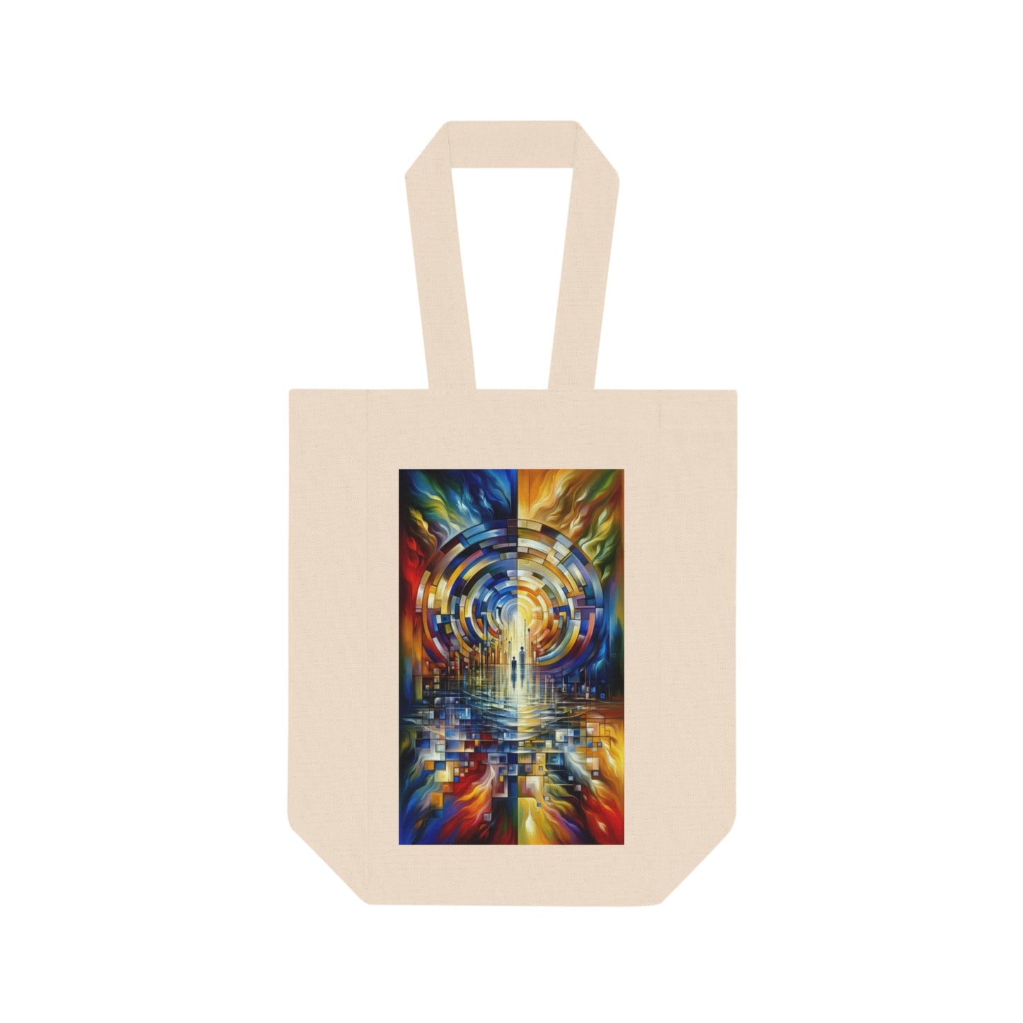 Collective Gesture Echelons Double Wine Tote Bag - ATUH.ART