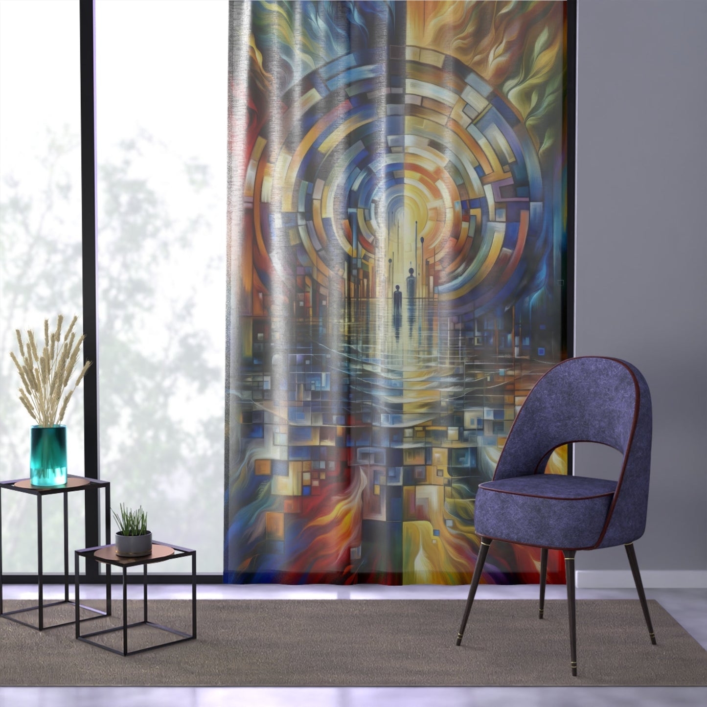 Collective Gesture Echelons Window Curtain - ATUH.ART