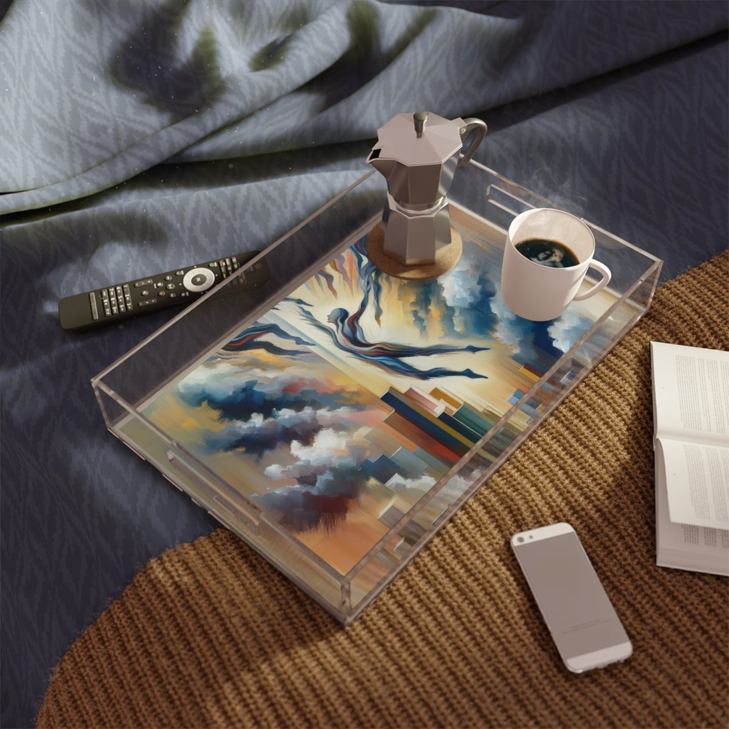 Collective Unity Leap Acrylic Serving Tray - ATUH.ART