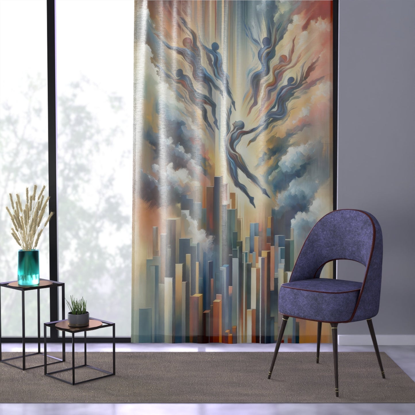 Collective Unity Leap Window Curtain - ATUH.ART