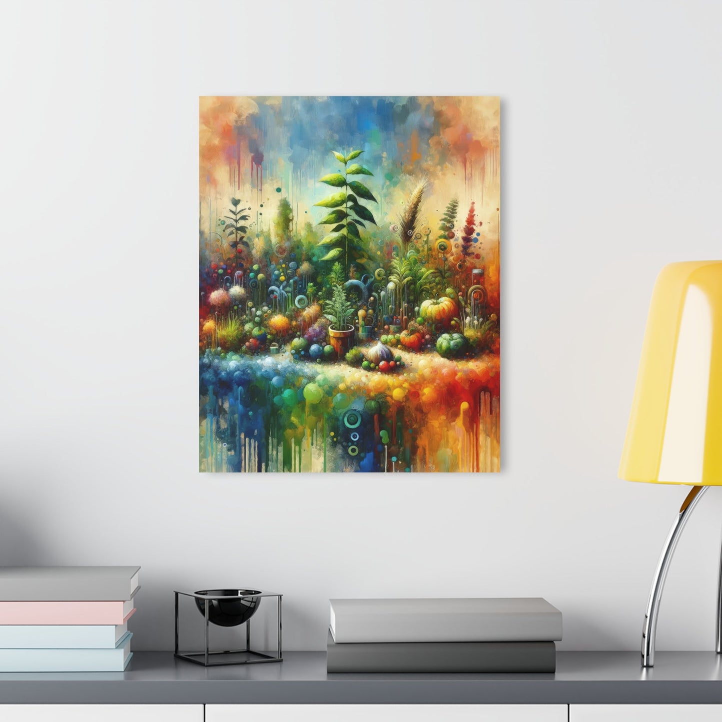 Communal Garden Microcosm Acrylic Prints (French Cleat Hanging) - ATUH.ART