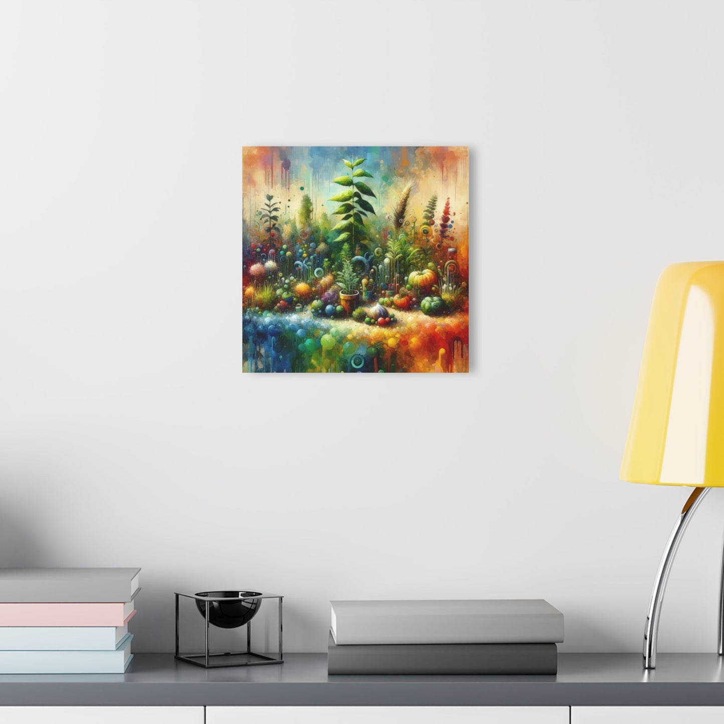 Communal Garden Microcosm Acrylic Prints (French Cleat Hanging) - ATUH.ART