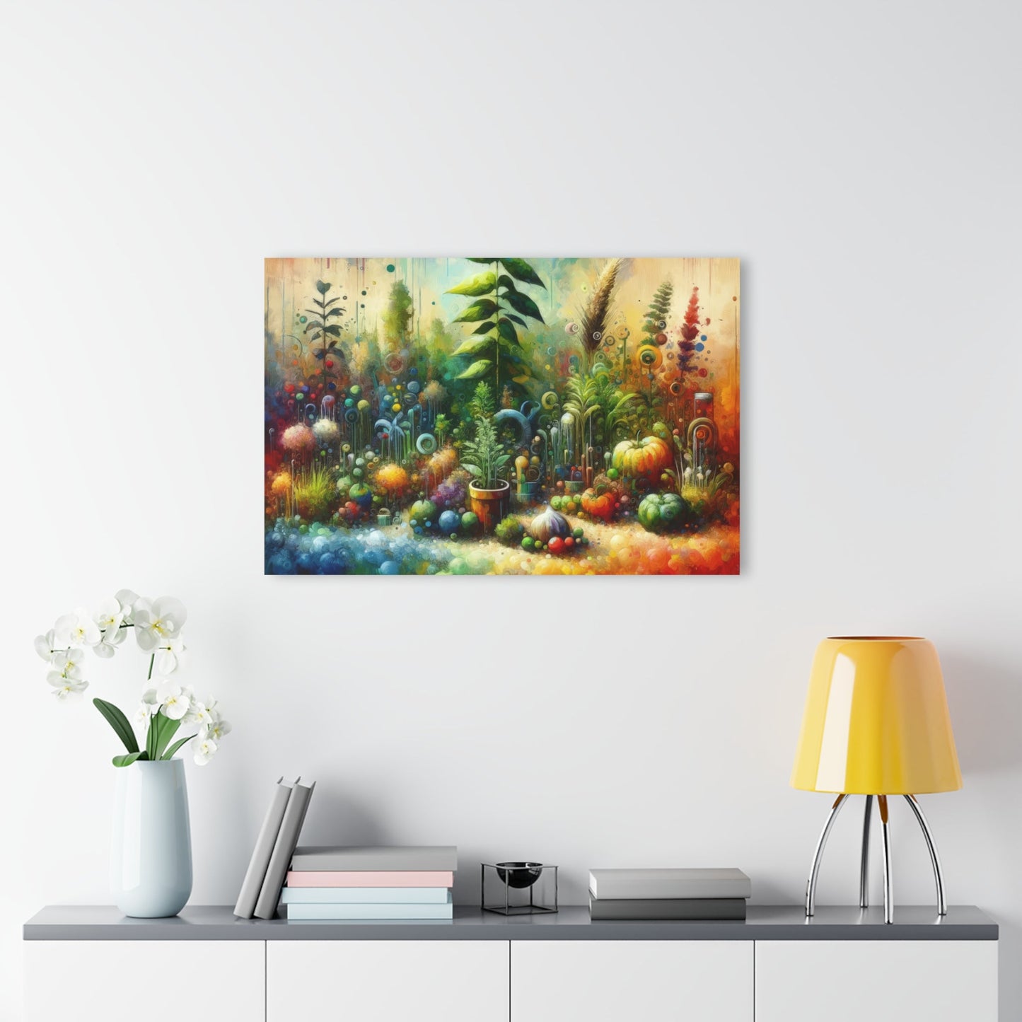 Communal Garden Microcosm Acrylic Prints (French Cleat Hanging) - ATUH.ART