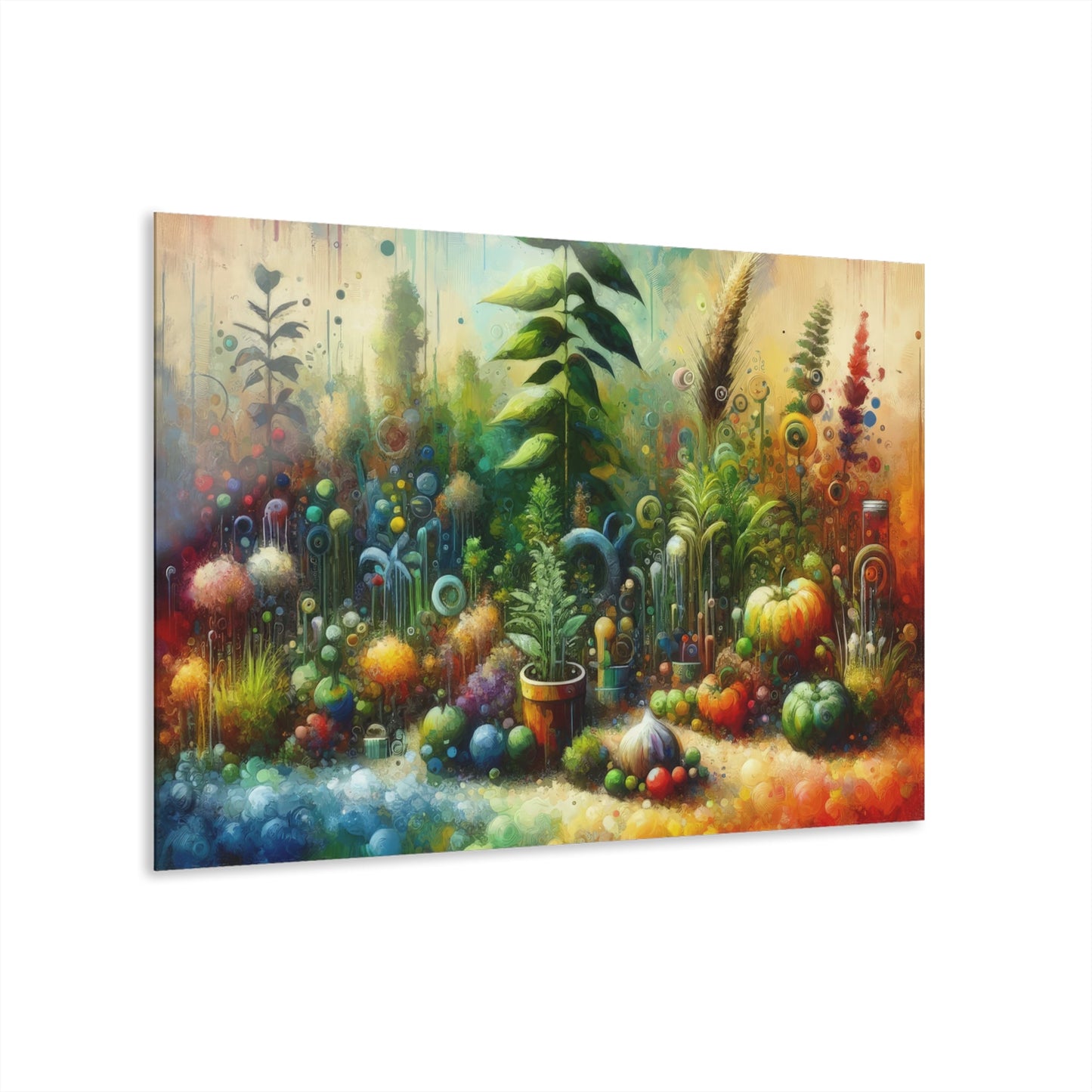 Communal Garden Microcosm Acrylic Prints (French Cleat Hanging) - ATUH.ART