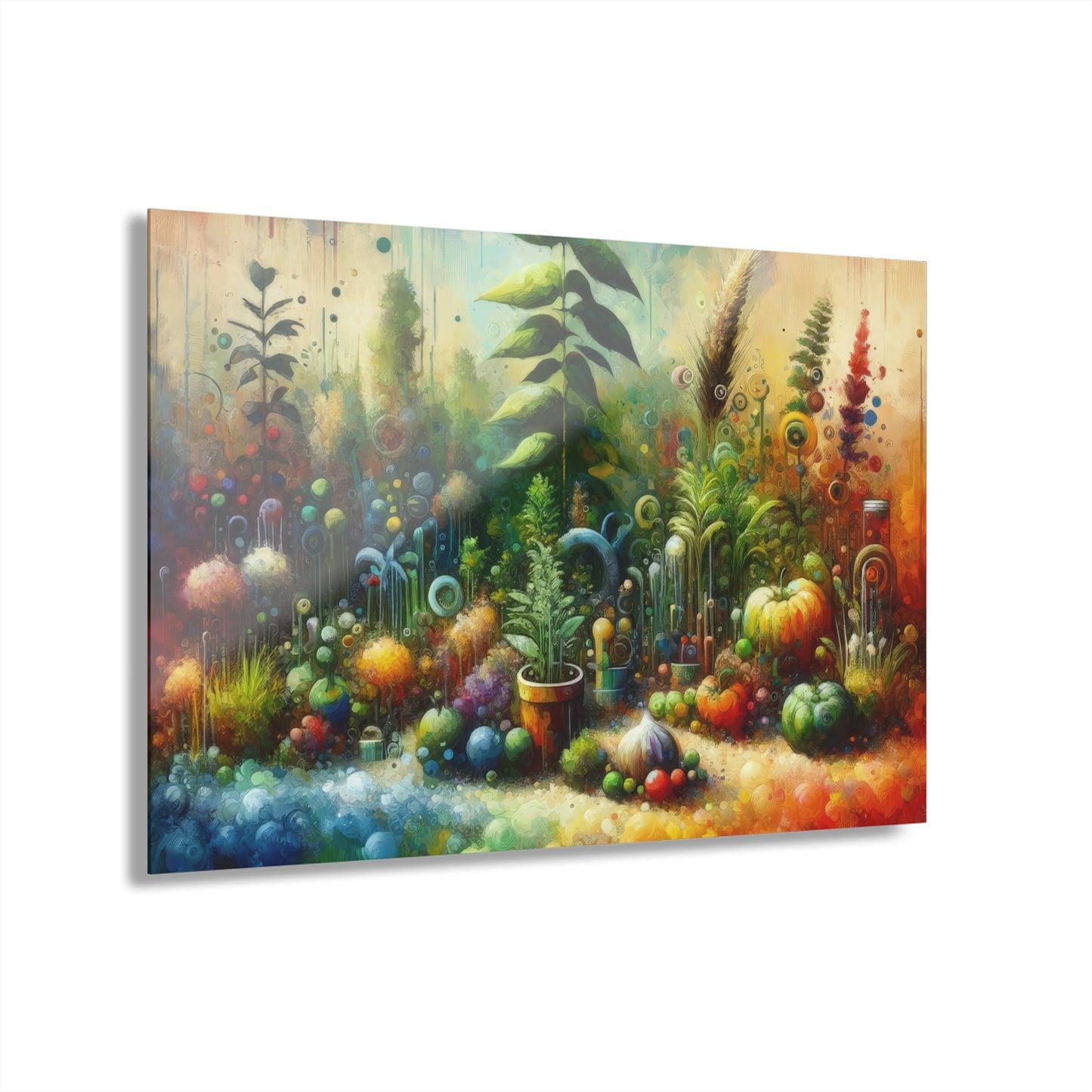 Communal Garden Microcosm Acrylic Prints (French Cleat Hanging) - ATUH.ART