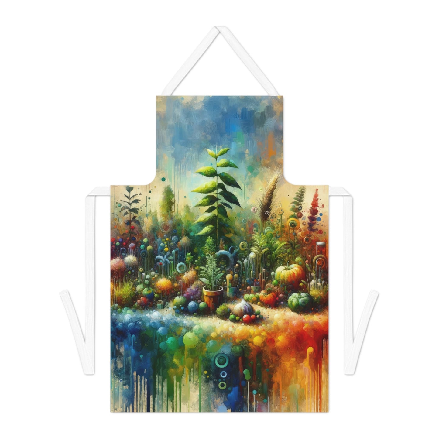 Communal Garden Microcosm Adult Apron (AOP) - ATUH.ART